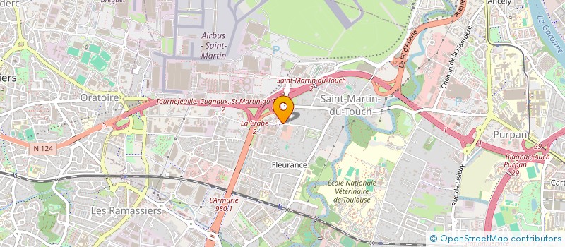 localisation de l'entreprise SC CMTP INVEST à TOULOUSE