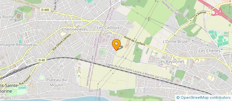 localisation de l'entreprise SC COGNAC G  HERBLAY-SUR-SEINE