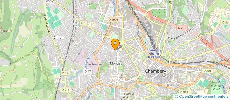 localisation de l'entreprise SC COM  CHAMBERY