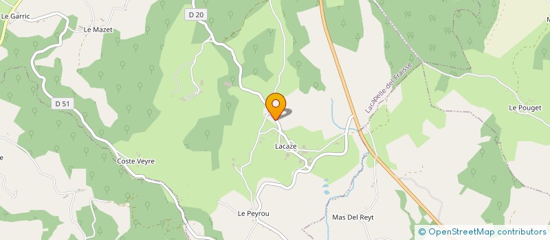 localisation de l'entreprise SC COMBRET à LACAPELLE-DEL-FRAISSE