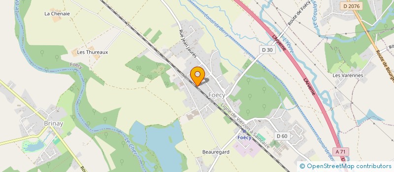 localisation de l'entreprise SC COMMUNICATION  FOECY