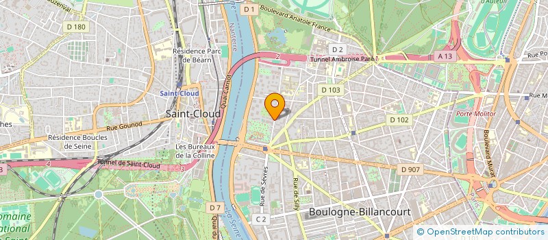 localisation de l'entreprise SC CONST REINE BOULOGNE IMMOBILIER à BOULOGNE-BILLANCOURT