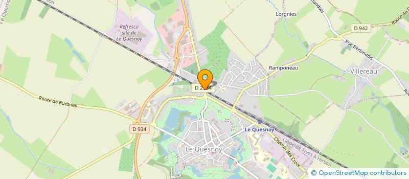 localisation de l'entreprise SC CONSTRUCTION à ORSINVAL