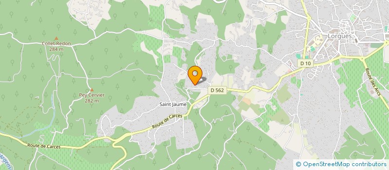 localisation de l'entreprise SC CONSTRUCTION  LORGUES