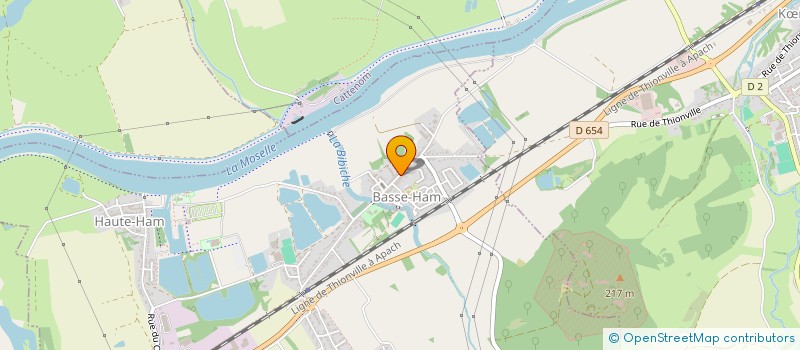 localisation de l'entreprise SC CONSULTING à BASSE-HAM