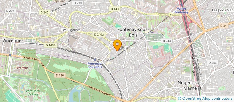 localisation de l'entreprise SC CONSULTING à FONTENAY-SOUS-BOIS
