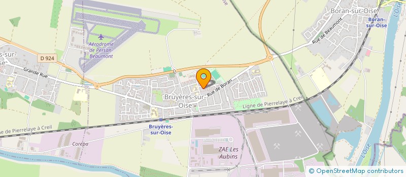 localisation de l'entreprise SC CONSULTING  BRUYERES-SUR-OISE