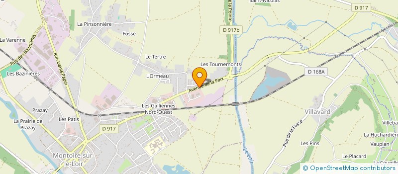 localisation de l'entreprise SC CONTROLE  MONTOIRE-SUR-LE-LOIR