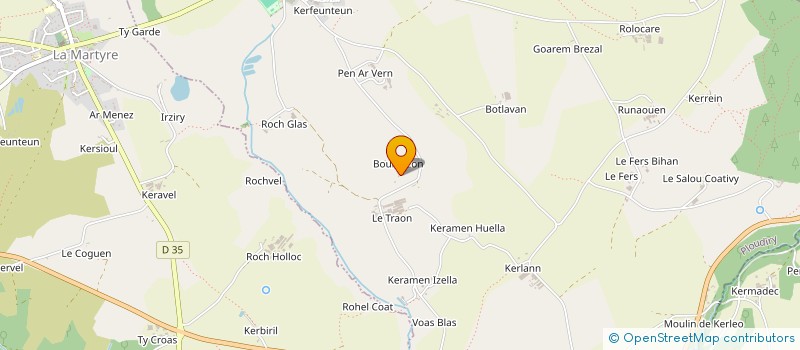 localisation de l'entreprise SC CORNEC ALAIN  PLOUDIRY