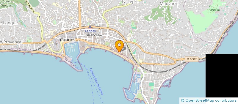 localisation de l'entreprise SC COURTADE à CANNES