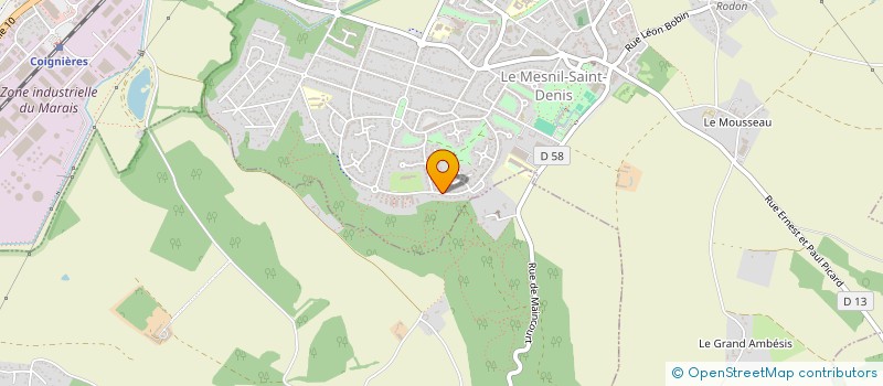 localisation de l'entreprise SC COURTAGE à LE MESNIL-SAINT-DENIS