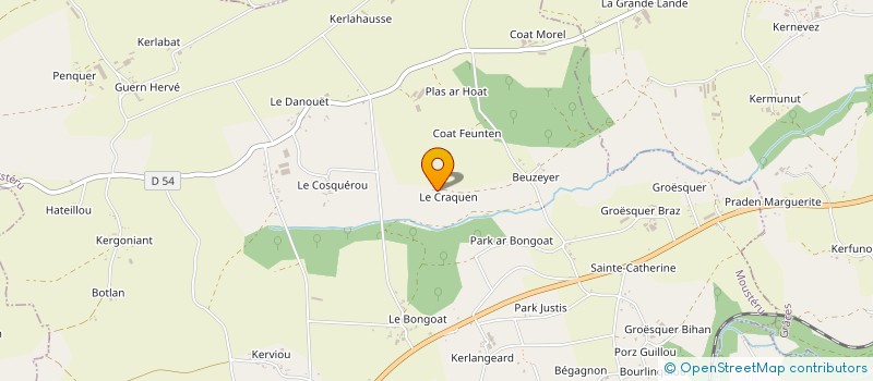 localisation de l'entreprise SC CRAQUEN  MOUSTERU