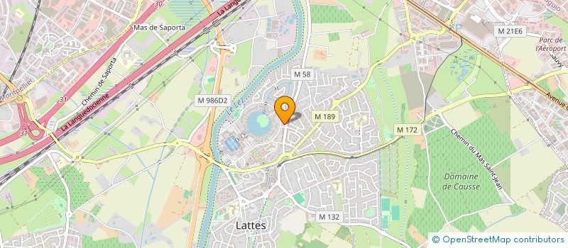 localisation de l'entreprise SC CREATION à LATTES