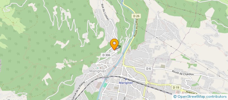 localisation de l'entreprise SC CROZET  MARIGNIER