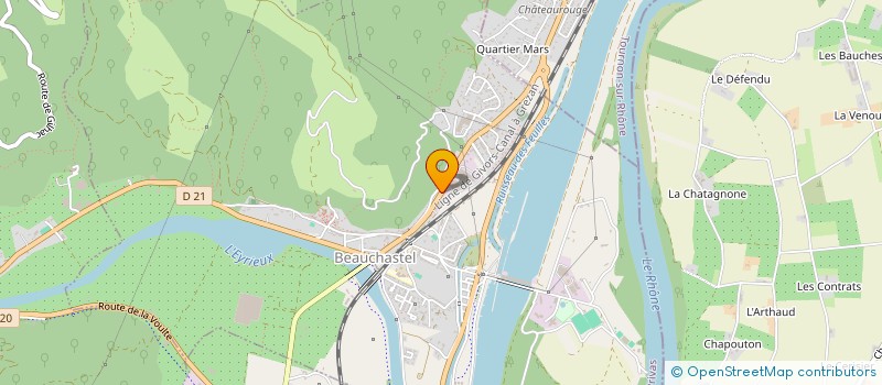 localisation de l'entreprise SC CSLT à BEAUCHASTEL