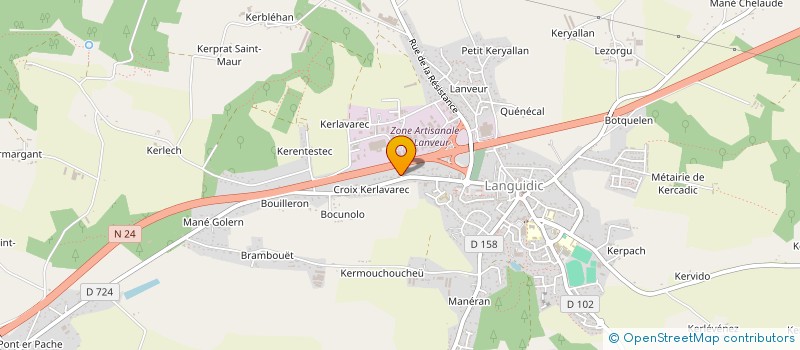 localisation de l'entreprise SC CTLSSP  LANGUIDIC