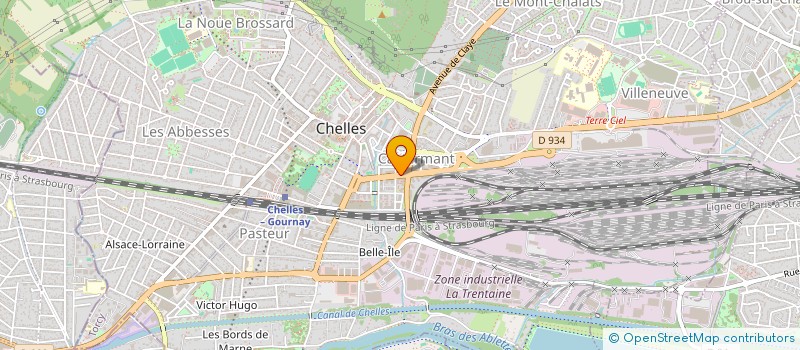 localisation de l'entreprise SC CUISINES à CHELLES