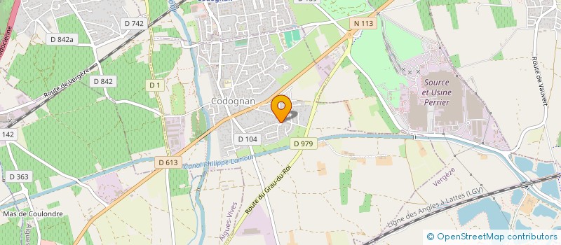 localisation de l'entreprise SC CVL  CODOGNAN