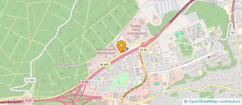 localisation de l'entreprise SC D'AVILA  NANCY