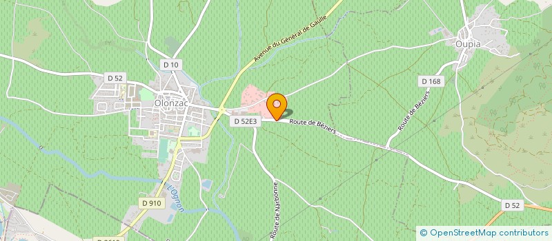 localisation de l'entreprise SC D ELEVAGE DU MINERVOIS à OLONZAC