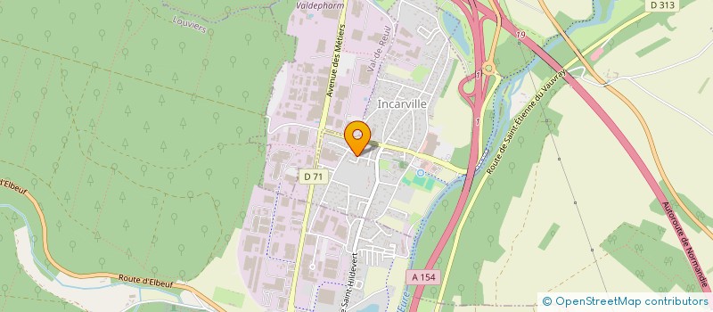 localisation de l'entreprise SC D.O.M  INCARVILLE