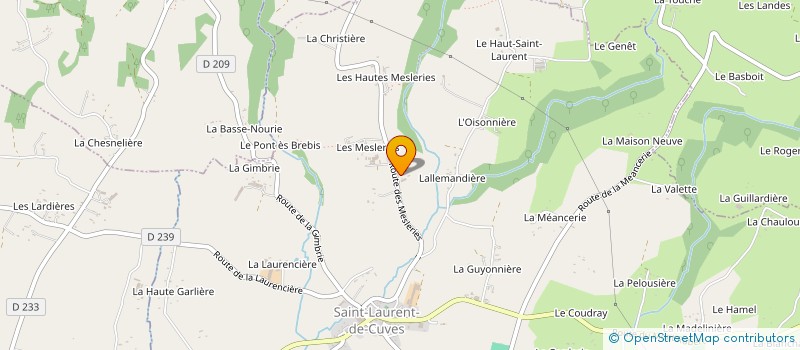 localisation de l'entreprise SC DALAMA  SAINT-LAURENT-DE-CUVES