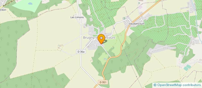 localisation de l'entreprise SC DANGELI  BRUGNY-VAUDANCOURT