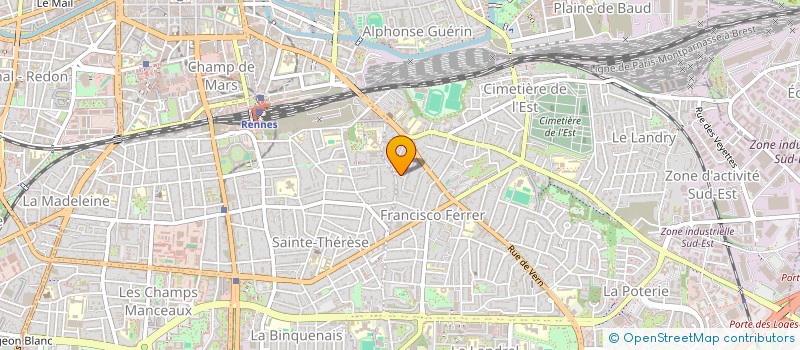 localisation de l'entreprise SC DARGENT  RENNES