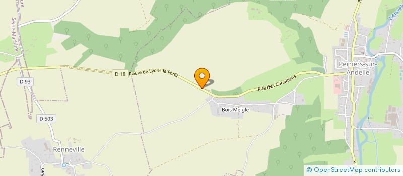 localisation de l'entreprise SC DAUBEUF  PERRIERS-SUR-ANDELLE