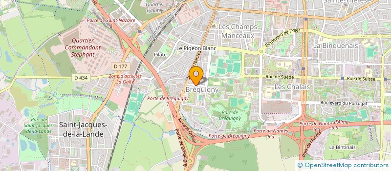 localisation de l'entreprise SC DAVOUST  RENNES