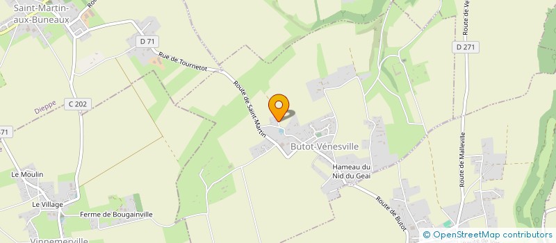 localisation de l'entreprise SC DB  BUTOT-VENESVILLE