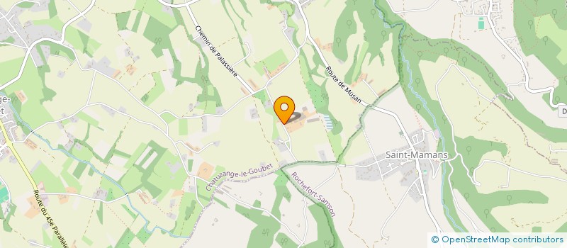 localisation de l'entreprise SC DC  CHATUZANGE-LE-GOUBET