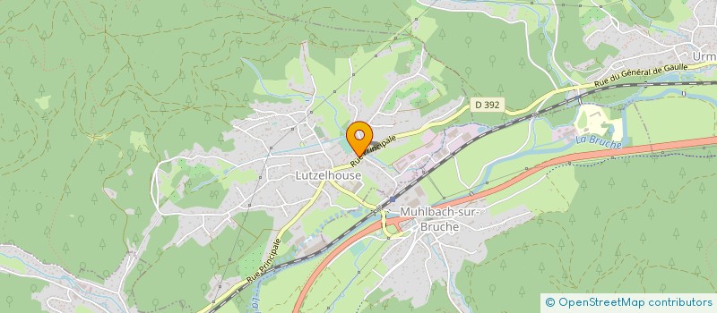 localisation de l'entreprise SC DE CHASSE DU RENARD à LUTZELHOUSE