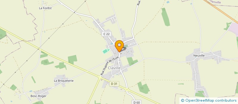 localisation de l'entreprise SC DE CLAVILLE  CLAVILLE