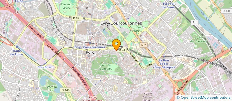 localisation de l'entreprise SC DE CONSTRUC VENTE DU 10 R BONTEMP MEL à EVRY-COURCOURONNES