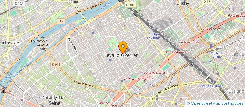 localisation de l'entreprise SC DE CONSTRUCTION VENTE à LEVALLOIS-PERRET