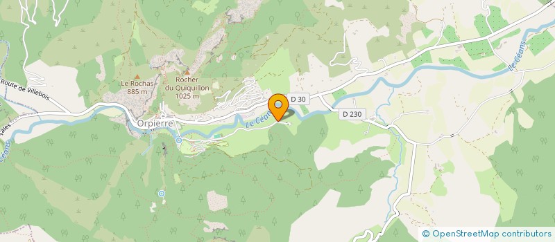 localisation de l'entreprise SC DE FLONSAINE  ORPIERRE