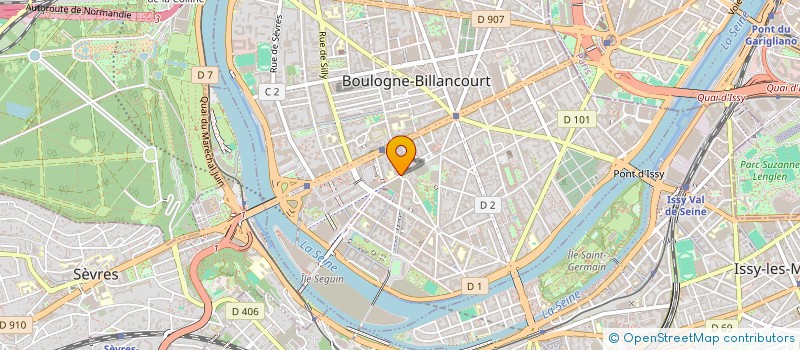 localisation de l'entreprise SC DE GESTION ET DE PORTEFEUIL à BOULOGNE-BILLANCOURT
