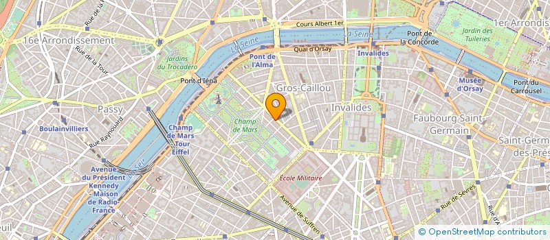 localisation de l'entreprise SC DE KERANDRAON  PARIS