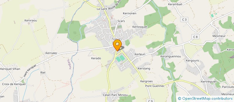 localisation de l'entreprise SC DE L'ATLANTIQUE  NEVEZ