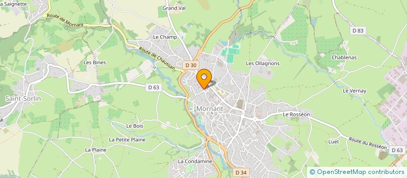 localisation de l'entreprise SC DE L'AVENUE DE VERDUN  MORNANT