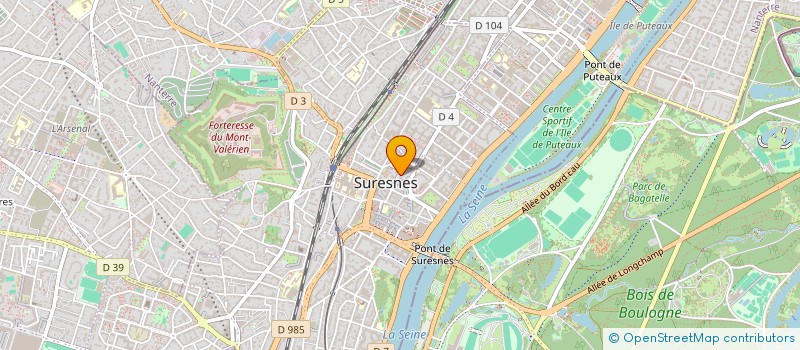 localisation de l'entreprise SC DE L'ECUREUIL  SURESNES