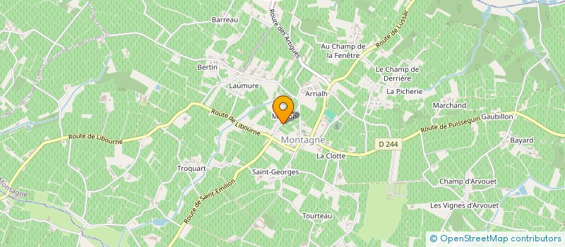 localisation de l'entreprise SC DE L'EMBELLIE à LIBOURNE