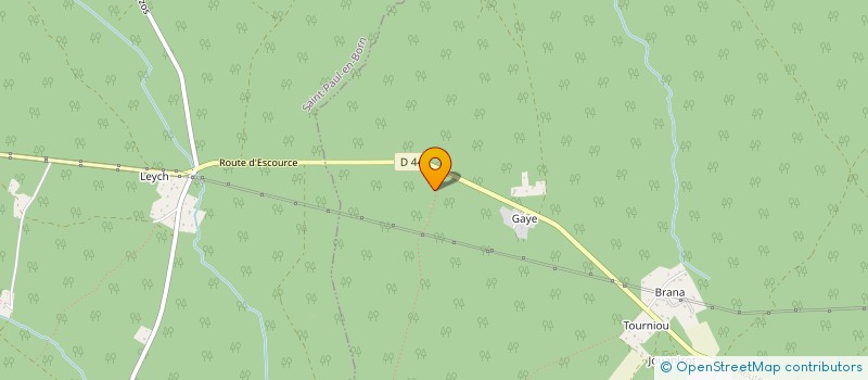 localisation de l'entreprise SC DE L ESCOURCE  ESCOURCE