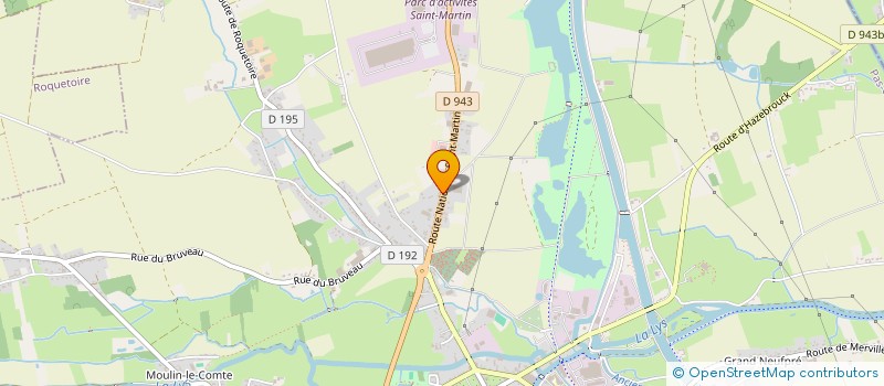 localisation de l'entreprise SC DE L'ETUDE  NORRENT-FONTES