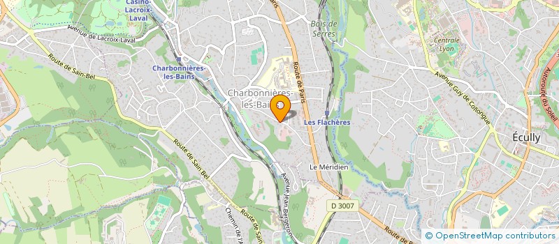 localisation de l'entreprise SC DE L'IMMEUBLE DU 6 RUE JABOULAY  CHARBONNIERES-LES-BAINS