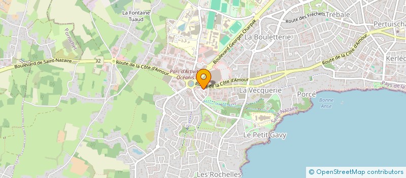 localisation de l'entreprise SC DE L'IROISE  SAINT-NAZAIRE