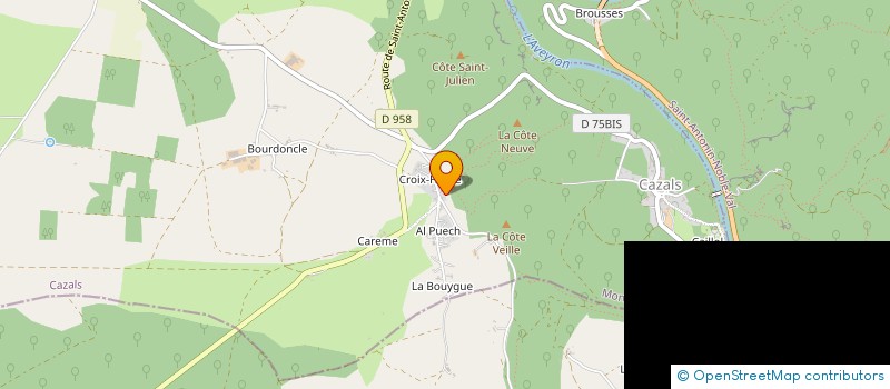 localisation de l'entreprise SC DE L'ORANGERIE  FENEYROLS