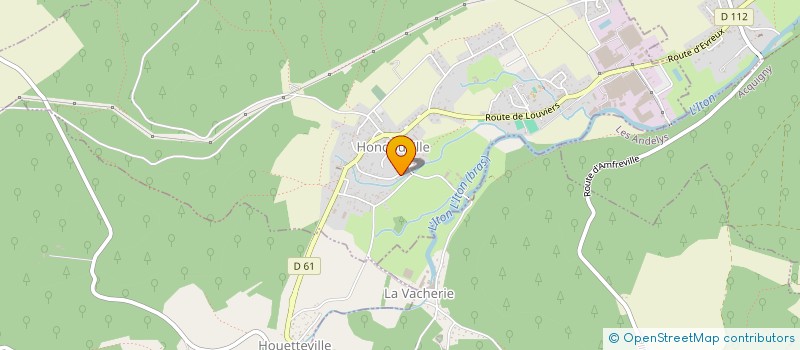 localisation de l'entreprise SC DE L'ORMET  HONDOUVILLE