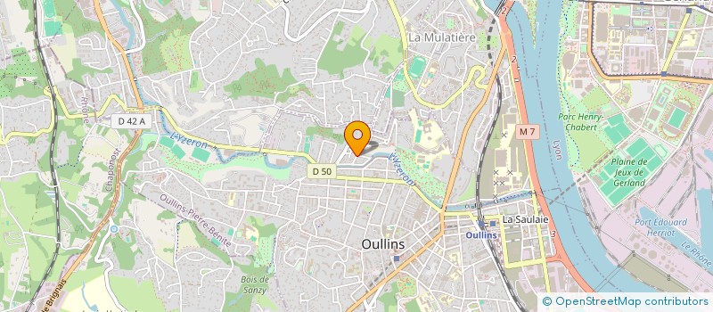 localisation de l'entreprise SC DE L'YZERON-ORIOL-SCHWARZ  OULLINS-PIERRE-BENITE